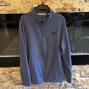 Travis Mathew Blue full zip Performance Jacket Large